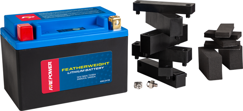 Fire Power Featherweight Lithium Battery 300 CCA 12V/72WH - HJTX20CH-FP-B For Harley Rod / Screamin' / Night / Street 2002-2006