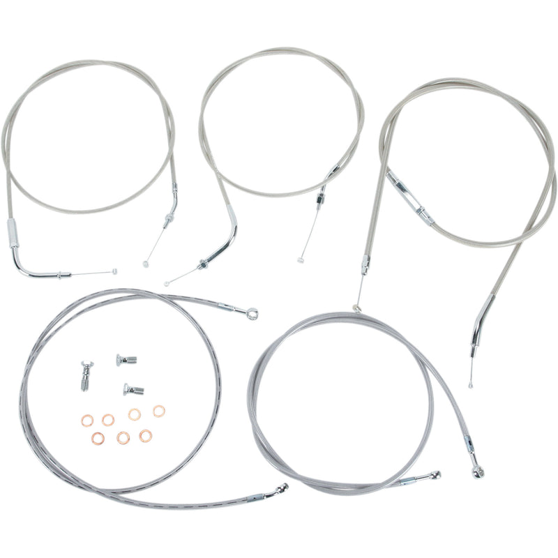 Baron Cable Kit - BA-8022KT-18 Yamaha XV1700A Road Star 2004-2007