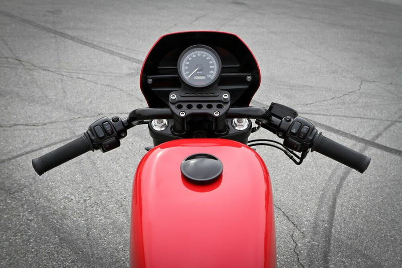 Burly Brand Clubman Bar 1" Black - B12-6000B For Harley Sportster 1986-2022 | Yamaha Watercraft 1998-2004