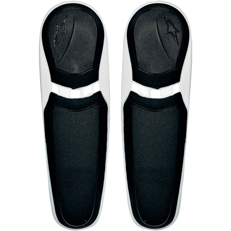 ALPINESTARS 3430-0492 25SLISMX13-21 Replacement Boot Toe Sliders — SMX Plus 2013 - 2015 Toe Sliders - SMX Plus - Black/White