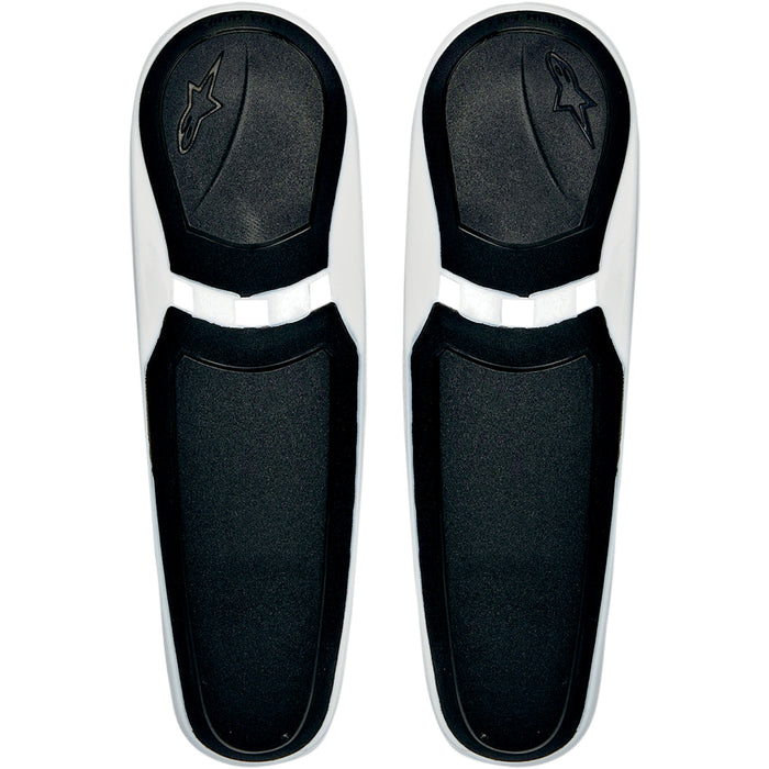 ALPINESTARS 3430-0492 25SLISMX13-21 Replacement Boot Toe Sliders — SMX Plus 2013 - 2015 Toe Sliders - SMX Plus - Black/White