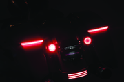 Kuryakyn 2905 Tracer L.e.d. Turn Signal Inserts Red/red Smoke Lens Rear - User 1