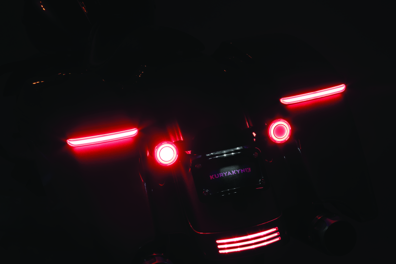 Kuryakyn 2905 Tracer L.e.d. Turn Signal Inserts Red/red Smoke Lens Rear - User 1
