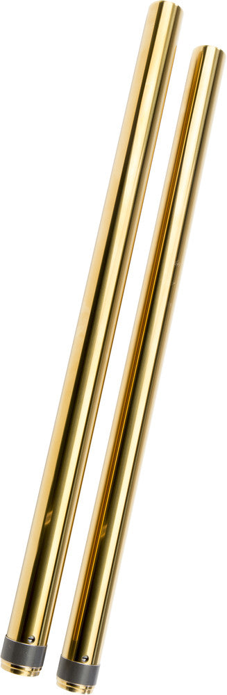 Harddrive Gold Fork Tubes 39MM 27" O.S. FXD - 094396 For Harley 1987-2018
