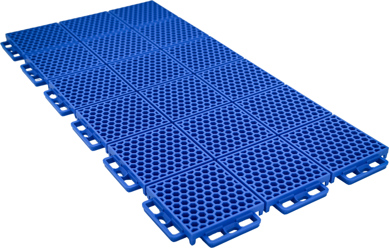 Caliber 42-5100BLU 13610-4 PROTECH FLOORING SMOOTH BLUE 8 PC