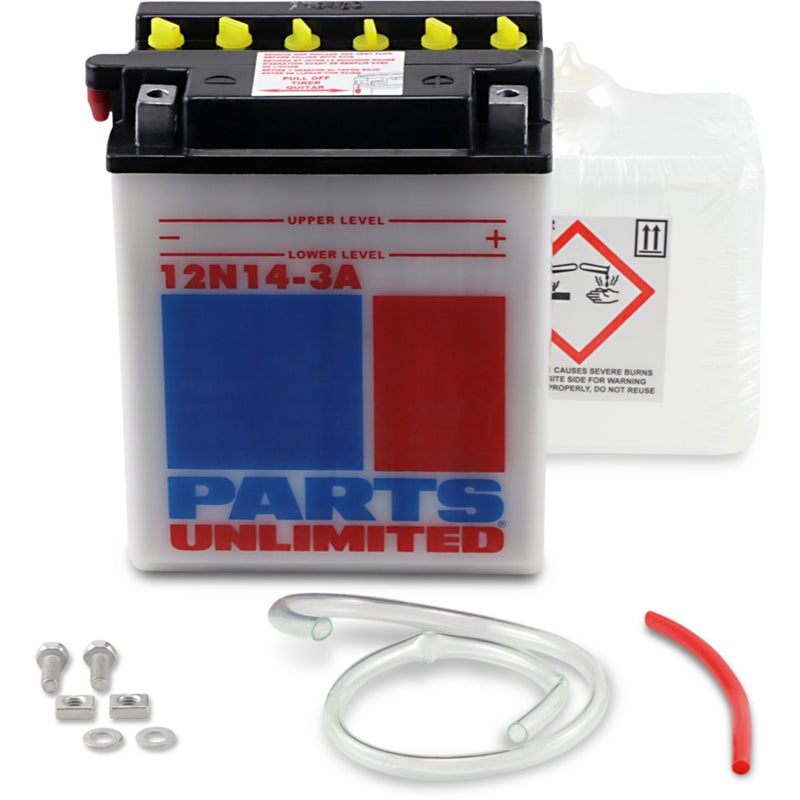 Parts Unlimited Battery - 2113-0137 For Yamaha Motorcycles 1973-1983 | Triumph Motorcycles 1990-2004