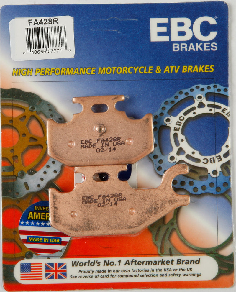 EBC Brake Pads - FA428R For Bennche Bighorn / Cowboy / Spire 2013-2016 | Yamaha Rhino / YFM700R Raptor 700R 2004-2015
