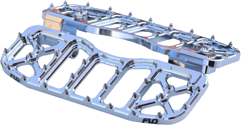 Flo Motorsports V5 Floorboards Chrome - FPEG-800V5CR For Harley Motorcycles 1984-2021