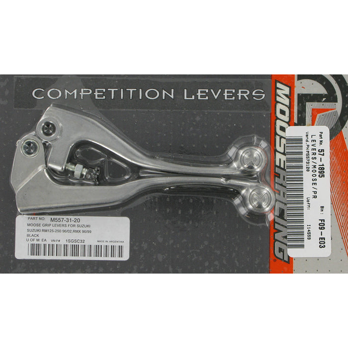 MOOSE OFFROAD M557-31-20 1SGSC32 Competition Lever Lever Set - Competition - Black