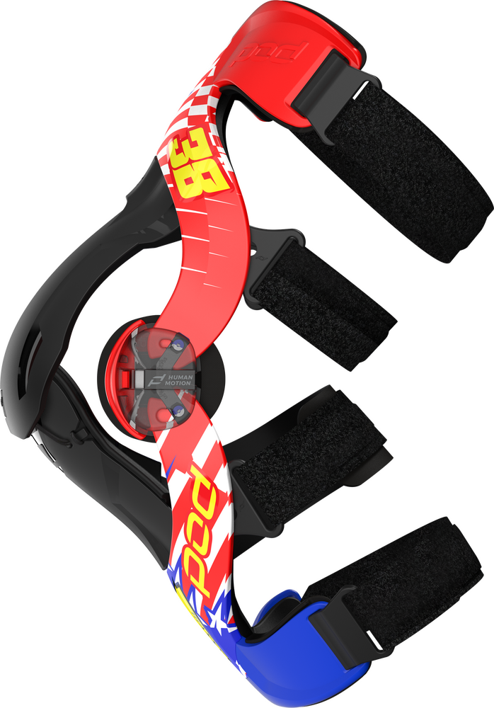 Pod 664-0455Y K4027-DBLE2-YTH K4 2.0 LE KNEE BRACE (PR) DANGER BOY V2 YTH