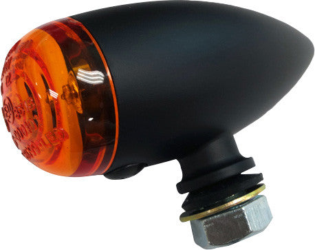 Harddrive 820-0370A 20-6589SALED LED BULLET MARKER LIGHT CHROME W/AMBER LENS