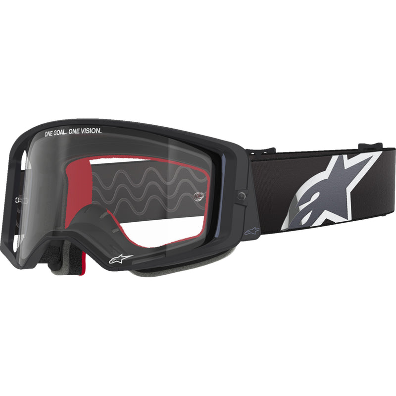 ALPINESTARS GOGGLES 2601-3767 5100125-1507 Supertech Corp Goggle Supertech Goggle - Corp - Black/Gray - Clear