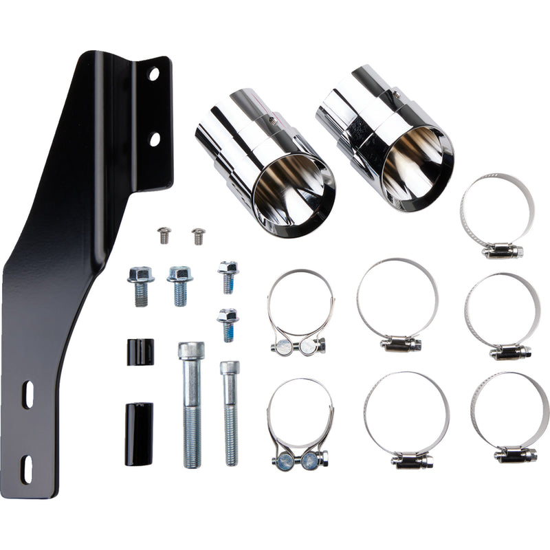 Cobra Speedster Slashdown 2-Into-2 Exhaust System - 6850 For Harley Softail 1986-2006