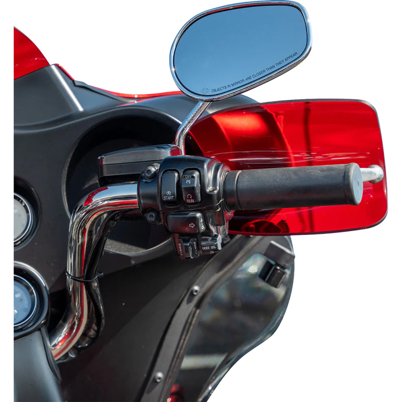 KLOCK WERKS 0635-2823 KWS-01-0129-HC Flare® Handguards harley-davidson hydraulic clutch - red