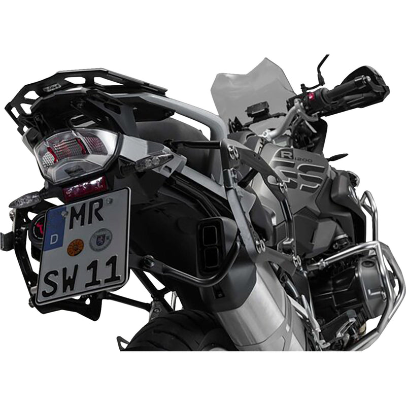 SW-MOTECH 3580-0361 KFT.07.664.70001/B TRAX ADV Aluminum Case System black - bmw r 1200/1250 gs '12-'24