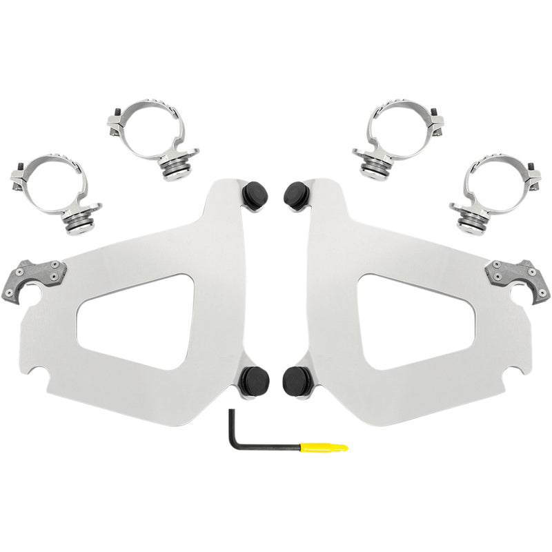 MEMPHIS SHADES 2321-0353 MEK2010 Bullet Fairing Mount Kit Bullet Mounting Kit - XV19 - Polished