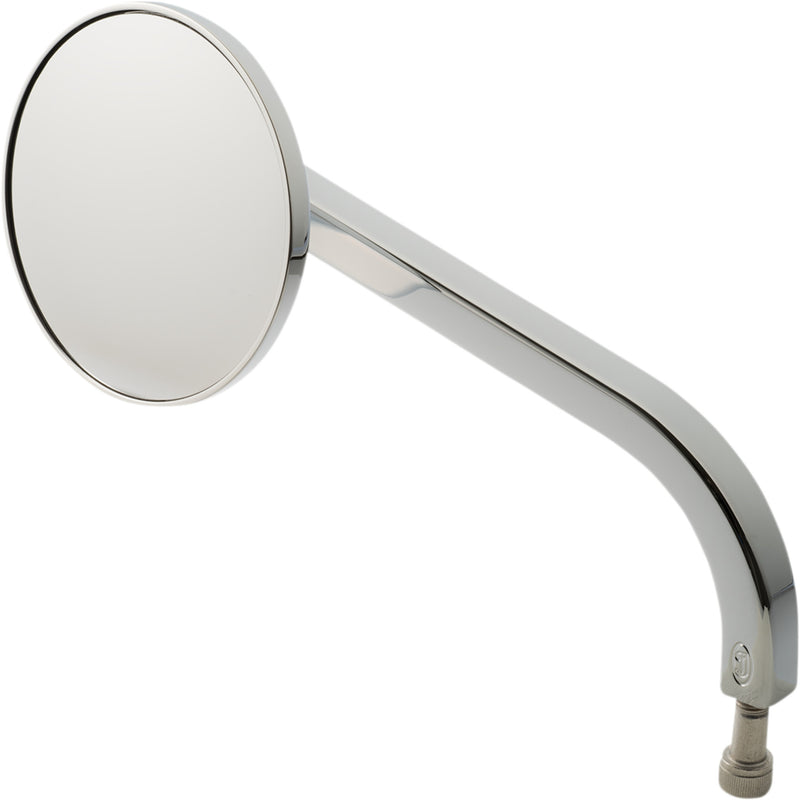 JOKER MACHINE 0640-1507 03-050-3L No. 7 Standard 3-1/4" Round Mirror - Side View - Round - Chrome - Left