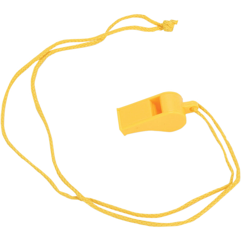 ATLANTIS A2706 A2712 Whistle with Cord Whistle with Neck Cord - Yellow