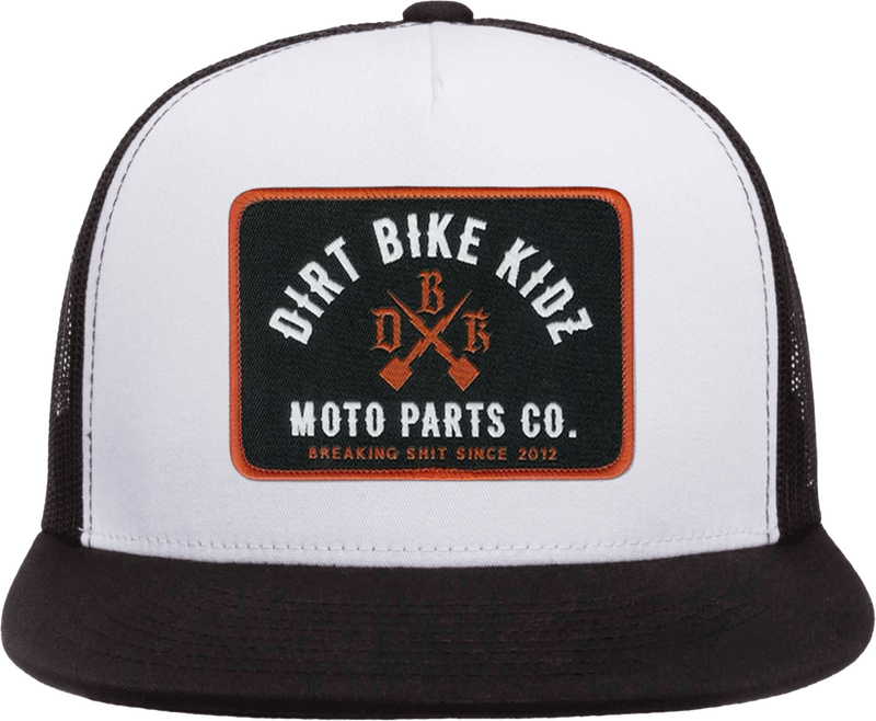 Dbk 325-00058 HAT-MPTRK-WHT-2FIFTY MP TRUCKER 2FIFTY SNAPBACK WHITE/BLACK