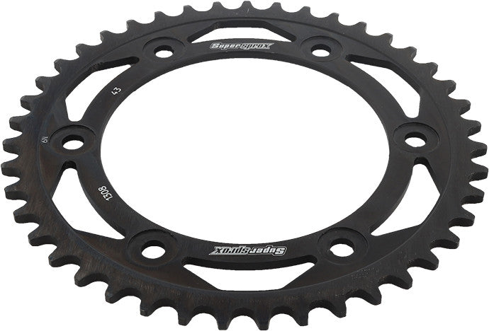 Supersprox 106-130843 RFE-1308-43-BLK REAR SPROCKET STEEL 43T-520 BLK HON