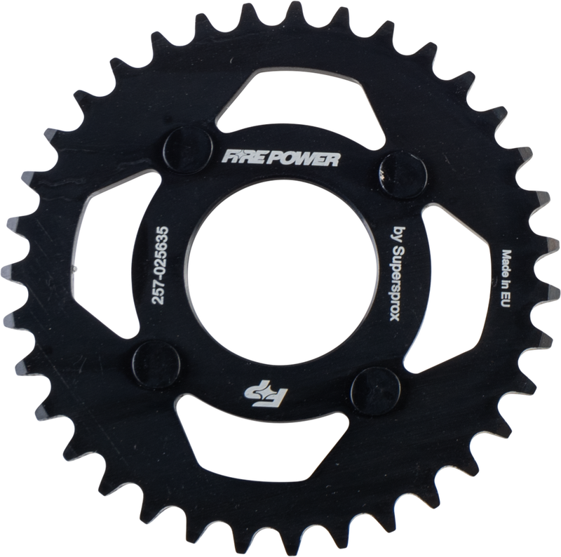 Fire Power 257-025635 FPS-256-35- BLK REAR SPROCKET STEEL 35T BLK