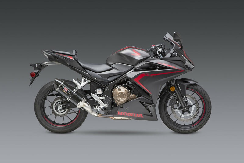 Yoshimura Exhaust Street R-77 Slip-ON SS-CF-CF Works - 12553B0220 Honda CBR500R 2016-2021