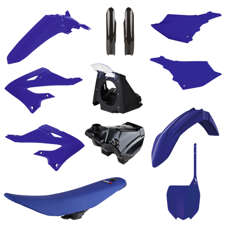 Polisport YZ `24 Restyle Kit OE Blue YZ125/250` - 91571 Yamaha YZ 125 / YZ 250 2002-2021