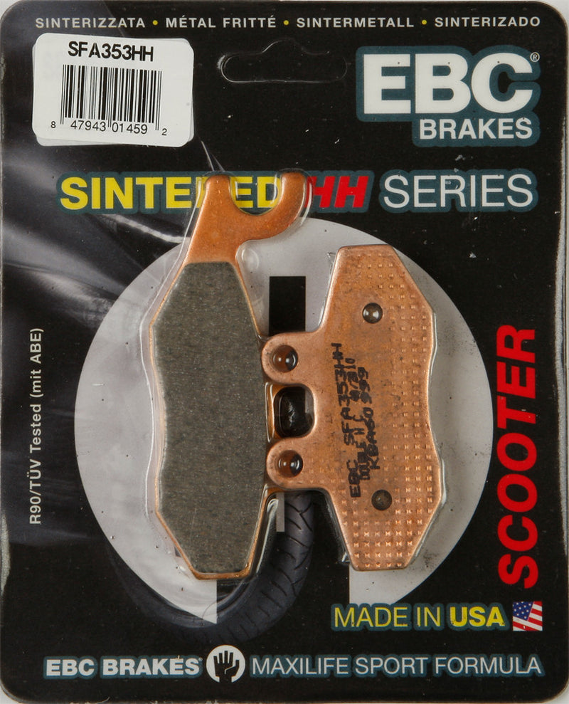 EBC Brake Pads Double-H Sintered - SFA353HH Aprilia SportCity 50 2009-2012