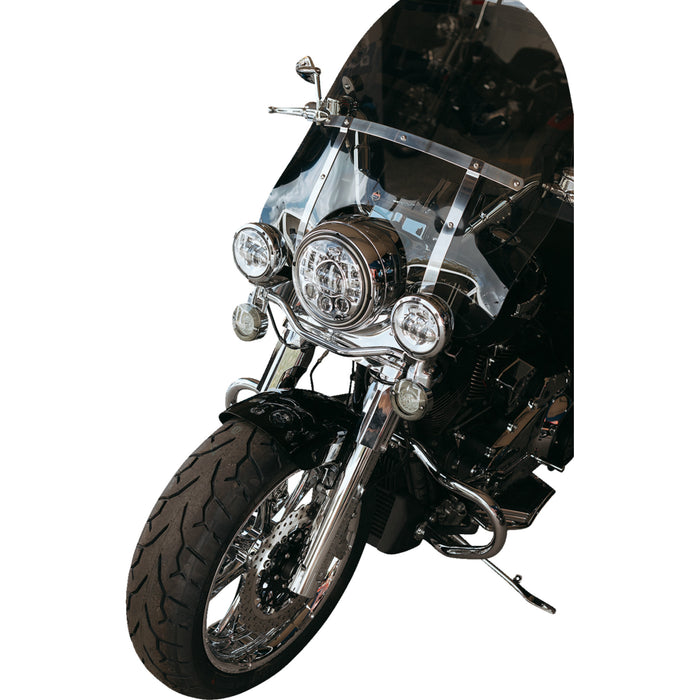 CUSTOM DYNAMICS 2001-2414 PB-7A-14-C ProBEAM® Adaptive Headlamp - Adaptive Headlight with Adapter - 7" - Chrome