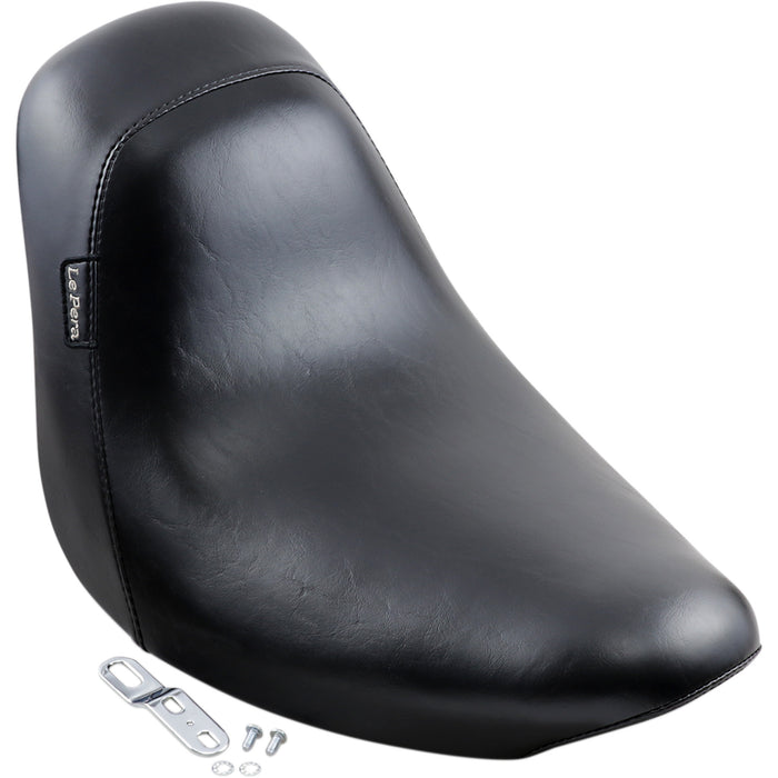 LE PERA 0802-0328 LK-007 Bare Bones Solo Seat - Smooth - Black - FL/FX '06-'17