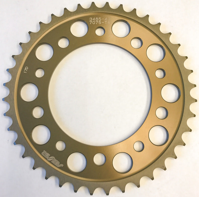 Sunstar Sprockets 5-348540 5-348540 REAR SPROCKET ALUMINUM 40T-520 YAM