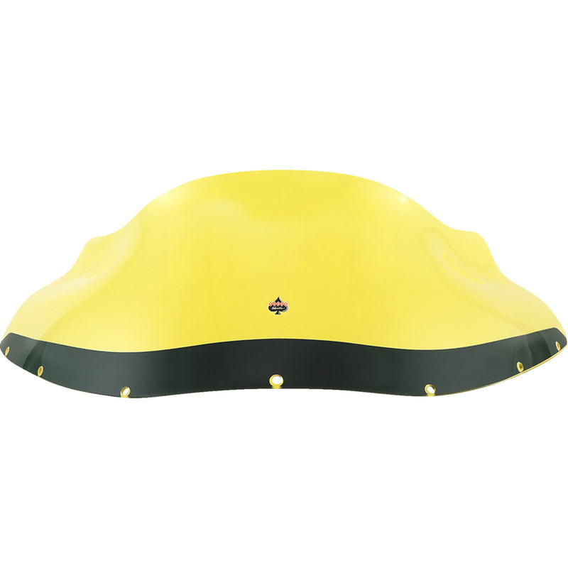 KLOCK WERKS 2310-0772 KWW-02-0609 Kolor Flare™ Windshield - 9" - Yellow Ice - FXRP