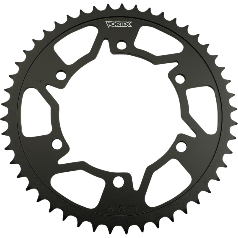 VORTEX 1210-1121 641AS-49 Steel Sprocket Steel Rear Sprocket - 49 Tooth - Yamaha