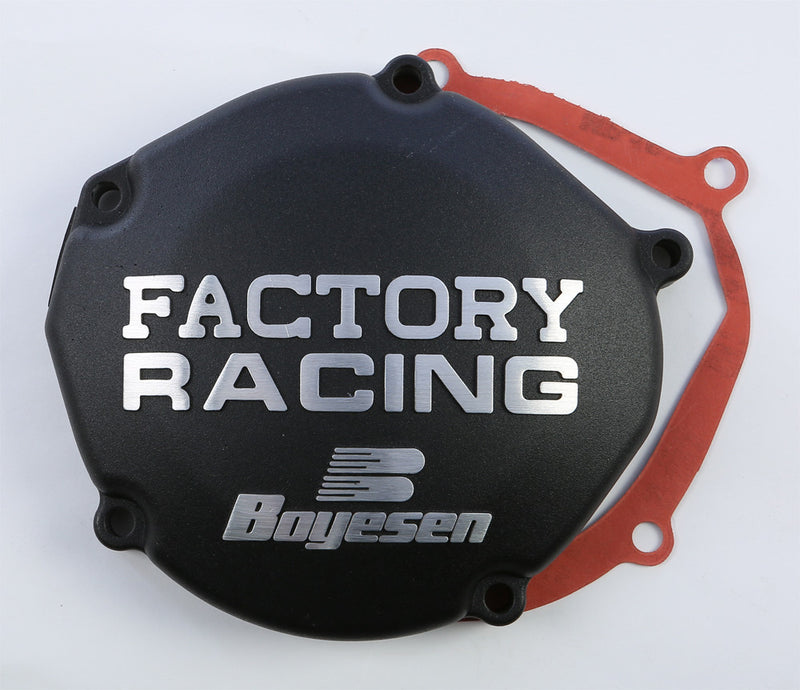 Boyesen Factory Racing Ignition Cover Black - SC-33B Yamaha YZ 125 1994-2004