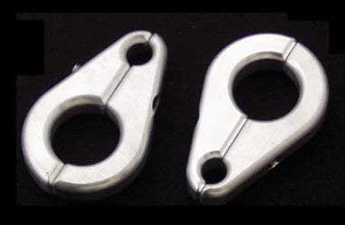 Modquad Brake Line Clamp 3/4"ARM X 5/16"LINE (silver) - BLC-1