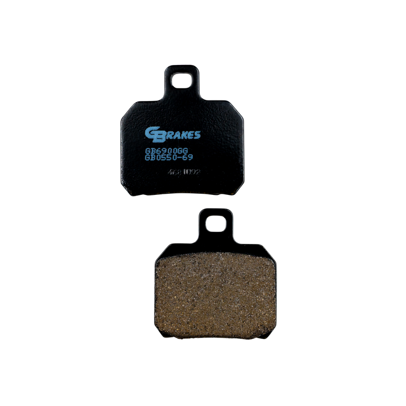 Gbrakes Brake Pads Semi Metallic - GB0550-69 For Ducati Motorcycles 1997-2019 | MV Agusta Motorcycles 2012-2016 | Aprilia Motorcycles 1998-2009
