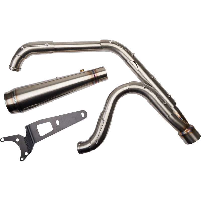 Trask Assault 2-Into-1 Exhaust System - TM-5030 For Harley Dyna 1984-1994