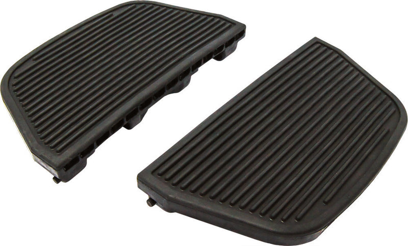 Harddrive Floorboard Matt SET Passenger Ribbed FLH FLT - 16-239 For Harley Motorcycles 1986-2019