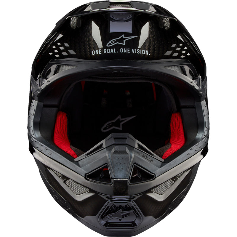 ALPINESTARS Supertech M10 Solid MIPS® Helmet - Gloss Black Carbon
