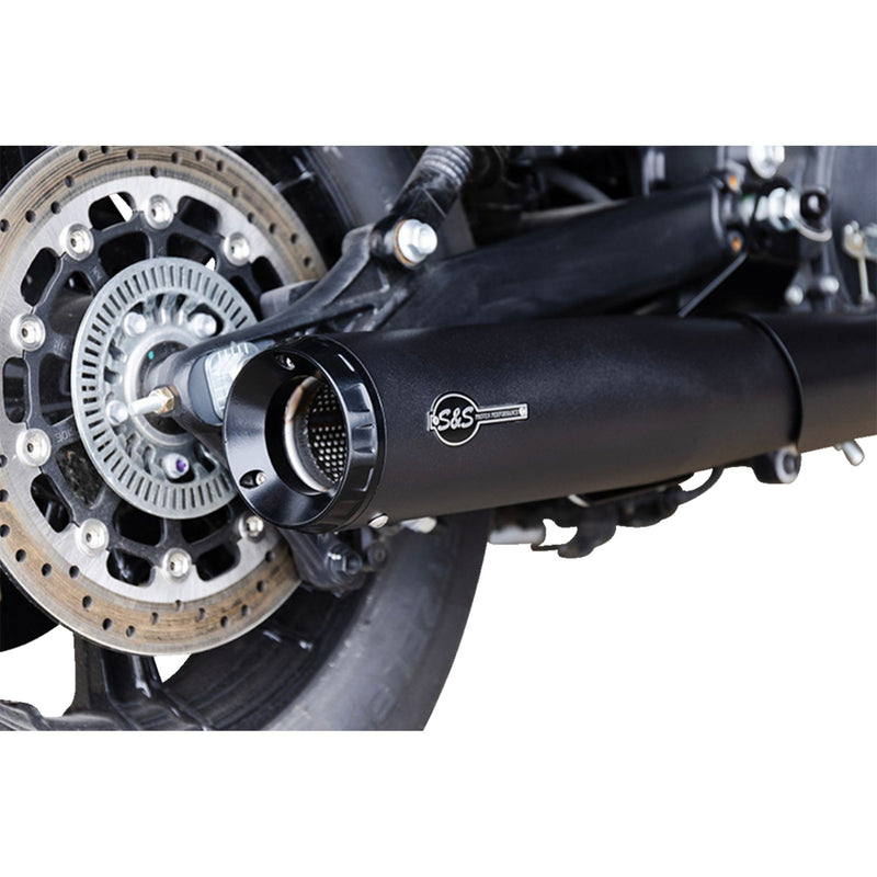 S&S Cycle Grand National 2-Into-1 Exhaust System - 4111-266-R For Indian Scout 2019-2023
