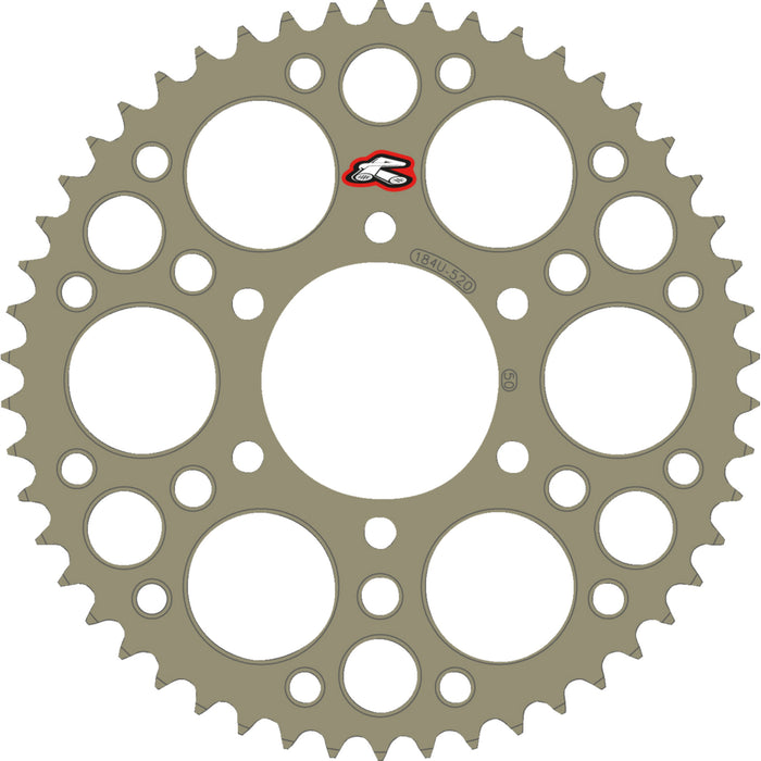RENTHAL 1211-2881 184U-520-50P-HA Rear Sprocket aluminum - 50 tooth - cf moto/kawasaki