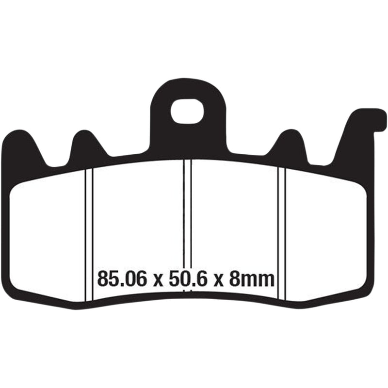 EBC Brake Pad - GPFAX630HH For Can-Am Spyder 2013-2021 | MV Agusta Rivale 800 / Turismo Veloce 800 / Turismo Veloce Lusso 800 2013-2017