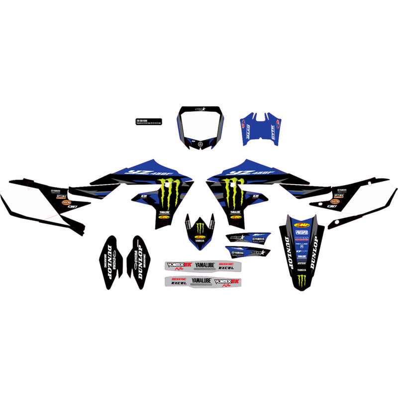 D'cor Visuals Graphic Kit - 20-50-604 Yamaha YZ 450 2018-2020