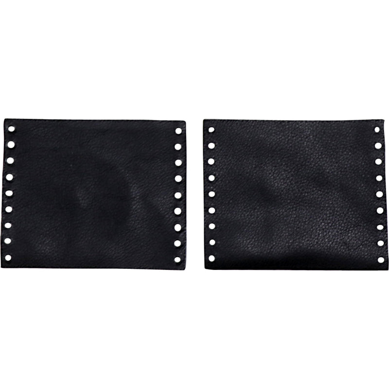 DRAG SPECIALTIES DS-243058 Leather Grip Covers Grip Cover - Twist - Leather - Harley Davidson - Black
