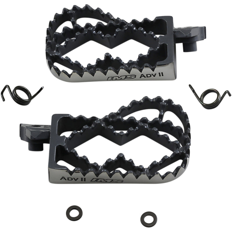 IMS PRODUCTS INC. 1620-1640 252602-2 Adventure Series Footpegs Adventure II Footpegs - Black
