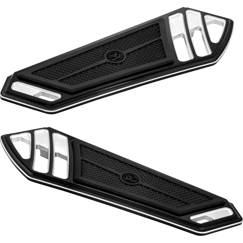 Performance Machine (pm) Superlight Floorboard - 0036-1014-BM For Harley Motorcycles 1980-2020