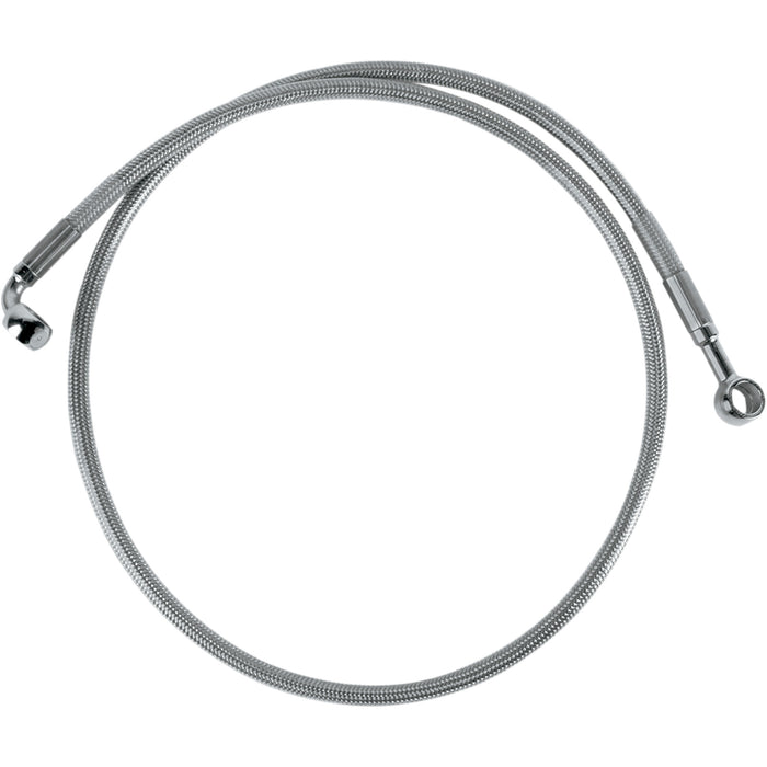 DRAG SPECIALTIES 1204-2753 Stainless Steel Brake Line Kit Brake Line - Front (Upper) - Stainless Steel