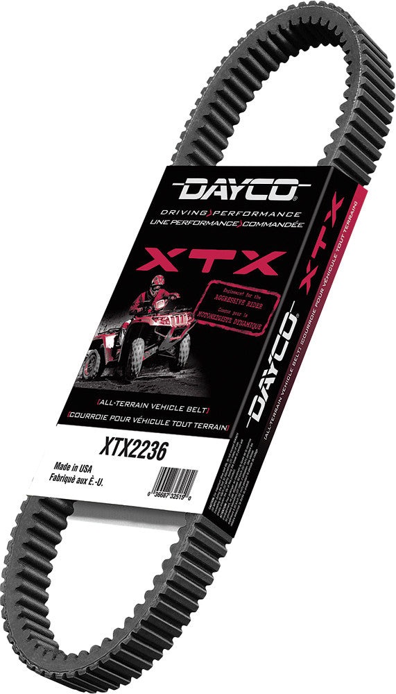 Dayco XTX ATV Belt - XTX2248 For John Deere 850 I Sport / 850i Gator / Gator 850 Trail 2014-2015 | Polaris 800 4x4 2009