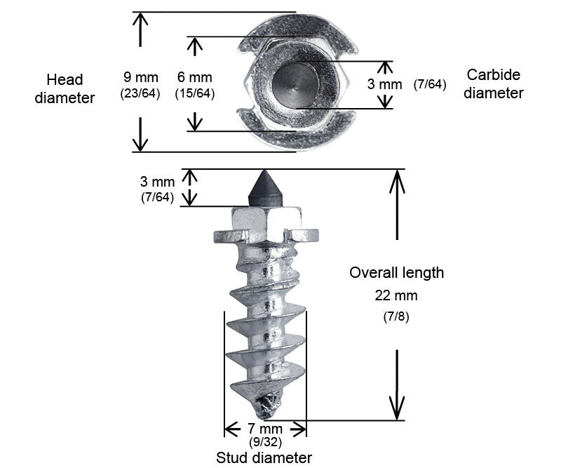 Igrip SS-18200R SS-18200R 3/4"-18MM SHOULDER SCREW STUDS QTY 200