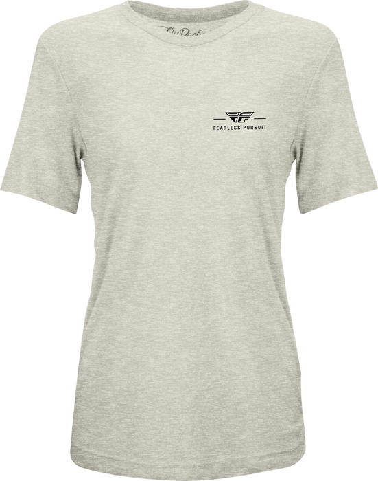 Fly Racing 356-0054X 356-0054X WOMEN'S FLY MOTTO TEE CREAM XL